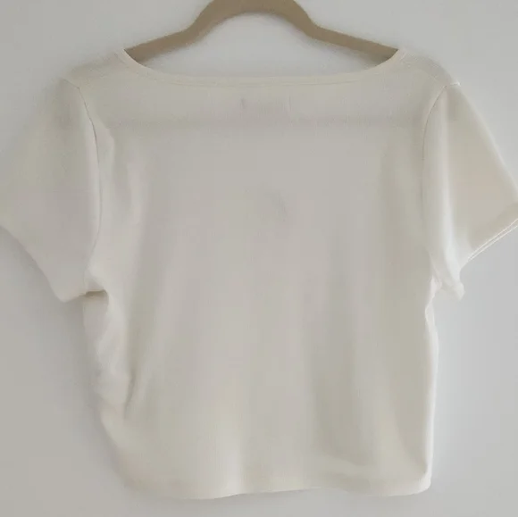 Madewell White Crop Top - Picture 8 of 8